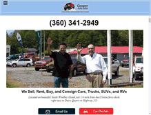 Tablet Screenshot of cooperauto.com